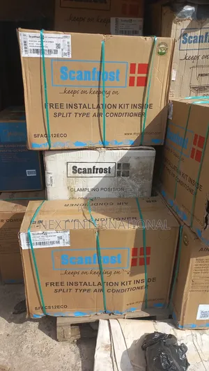 Scanfrost 1:5hp Split Air-Conditioner Low Voltage With Complete Kits
