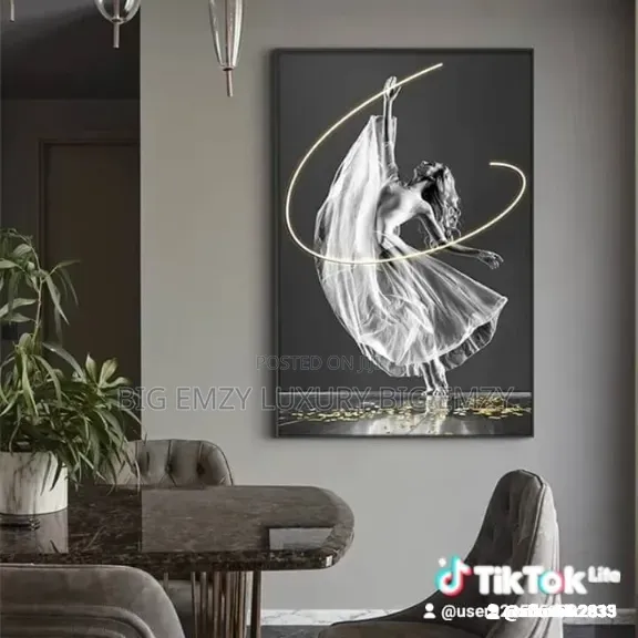 Modern Led Human Wall Art Frame Lights