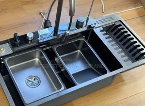 Sink With Plate Rack
