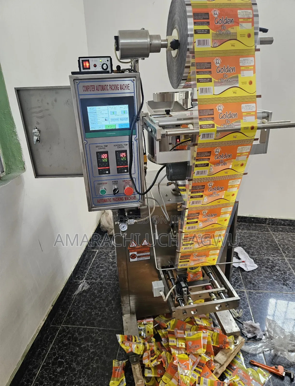 Automatic Plantain Chips Packaging Machine (10–500g, Fully Automatic)