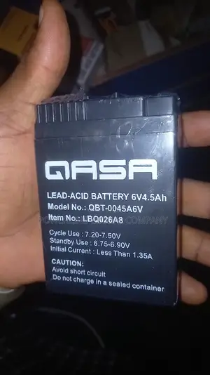 6v 4.5a Battery For Fans/ Ups/ Pa System Replacement