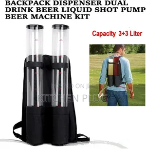 Backpack Beverage Dispenser Dual Barrel 3+3 Liter