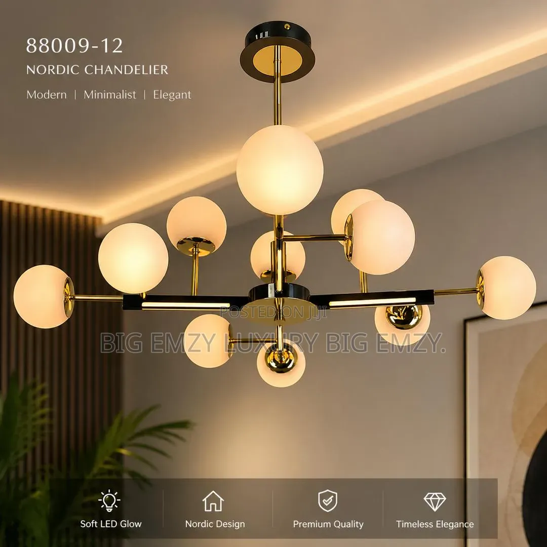 Modern Crystal and Bulb Led Nordic Lights