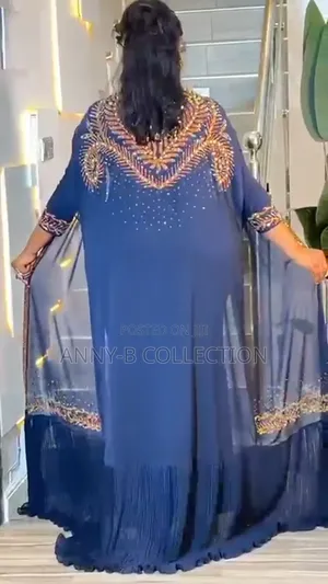 Luxe Turkish Navy Blue 2in1 Women Gown