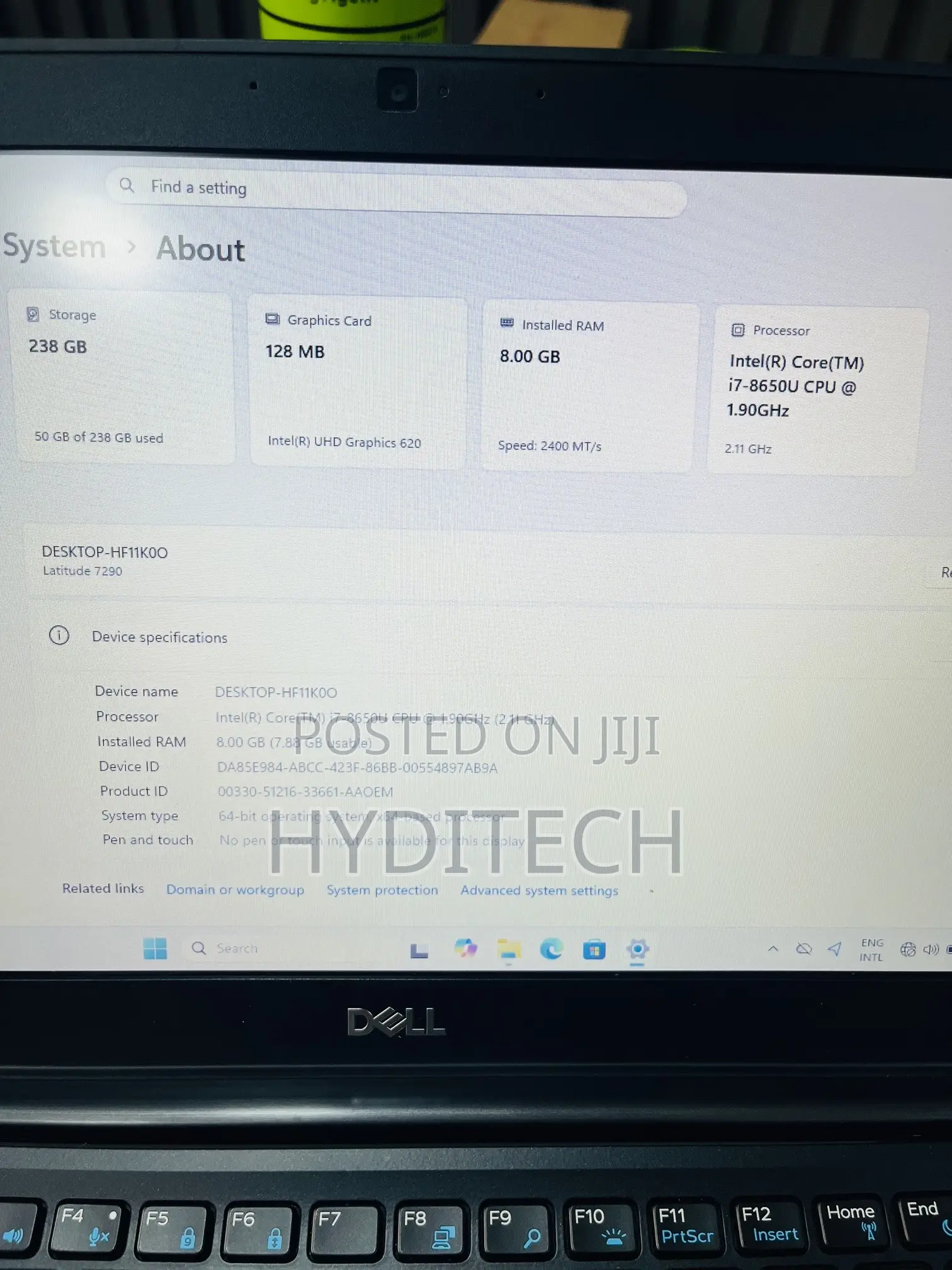 Laptop Dell Latitude 7290 8GB Intel Core i7 SSD 256GB