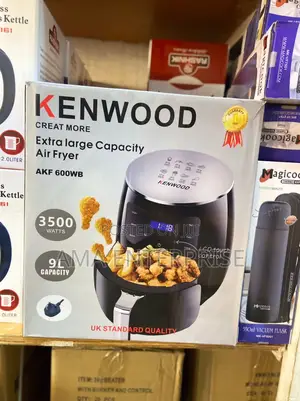 Kenwood Akf 600wb Extra Large Capacity Air Fryer - 9l, 3500w With LCD