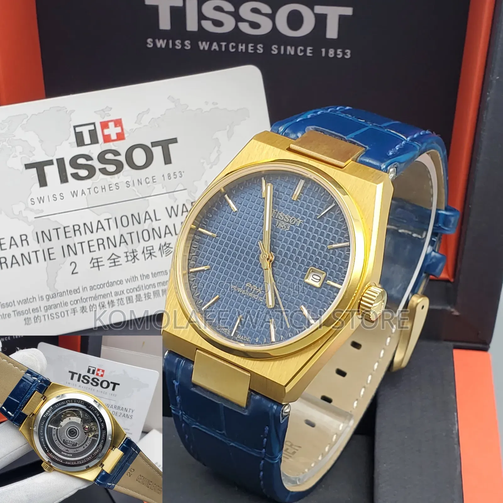 Tissot Leather Automatic Mechanical Movement