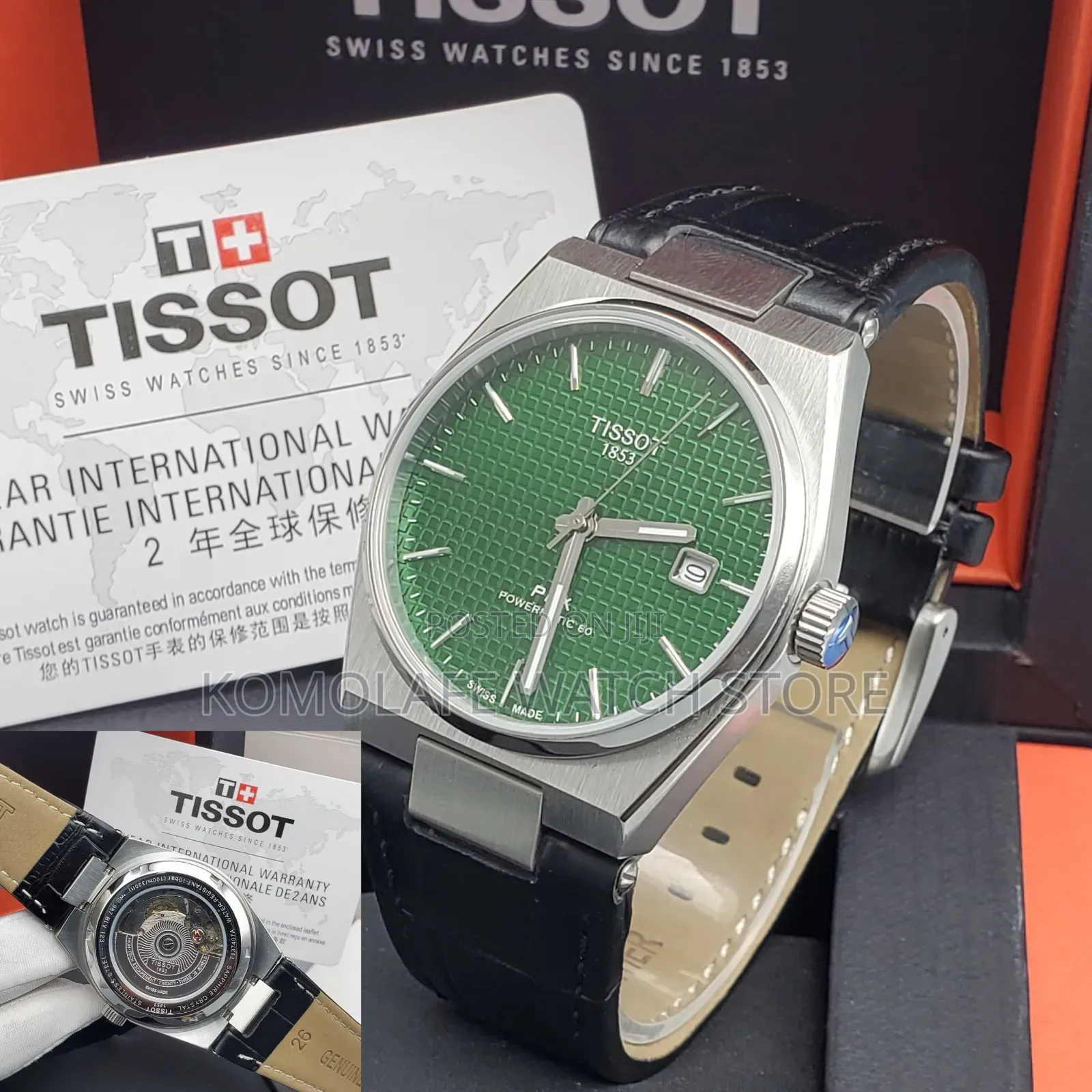 Tissot Leather Automatic Mechanical Movement