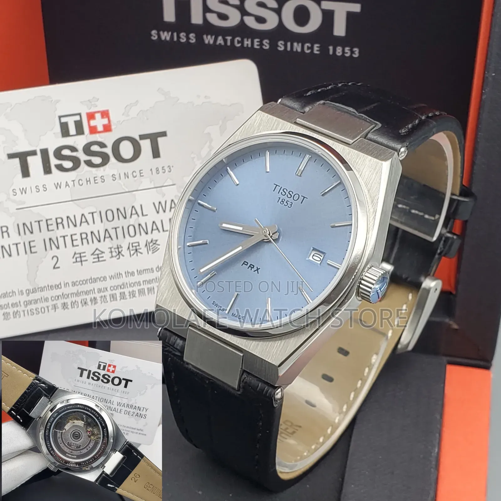 Tissot Leather Automatic Mechanical Movement