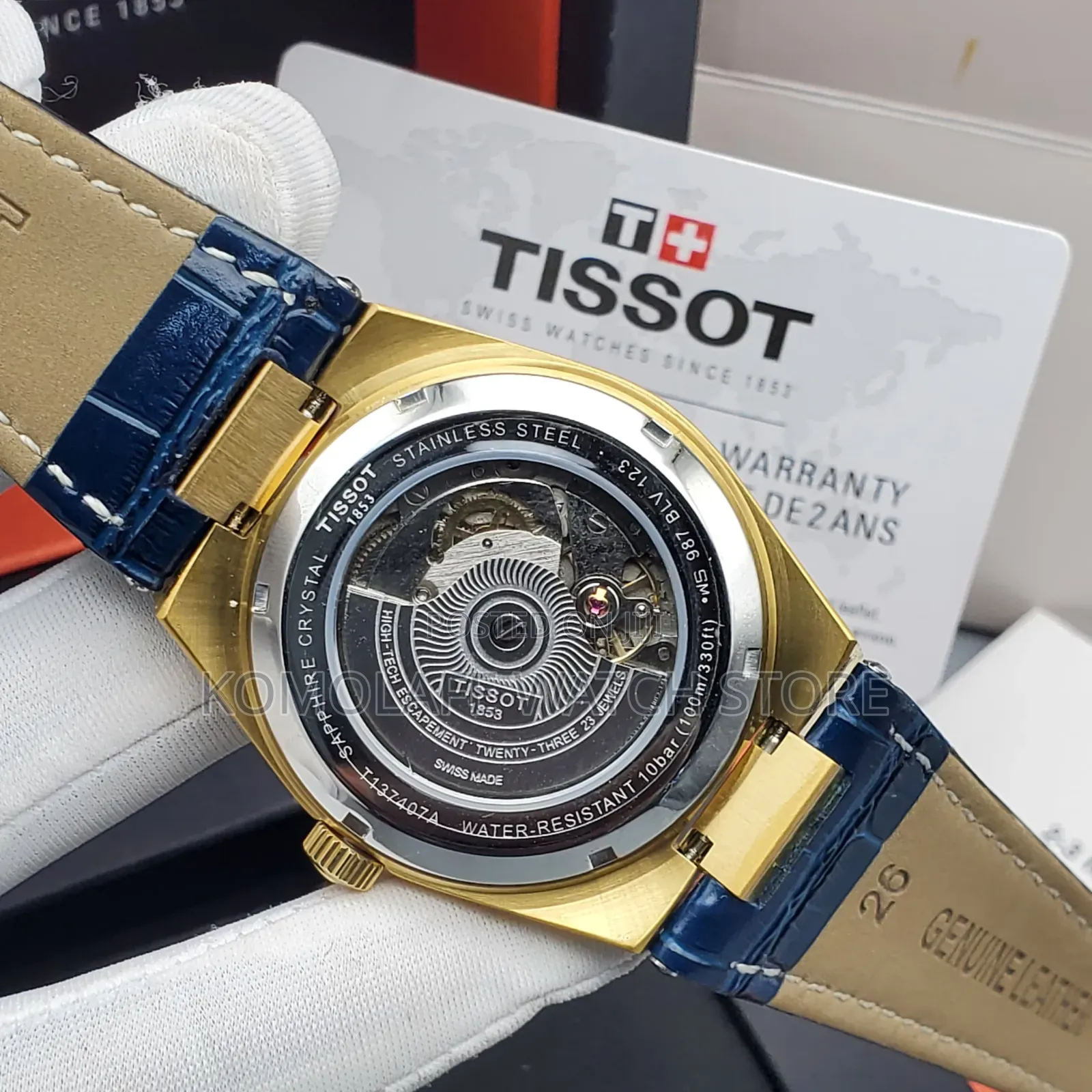 Tissot Leather Automatic Mechanical Movement