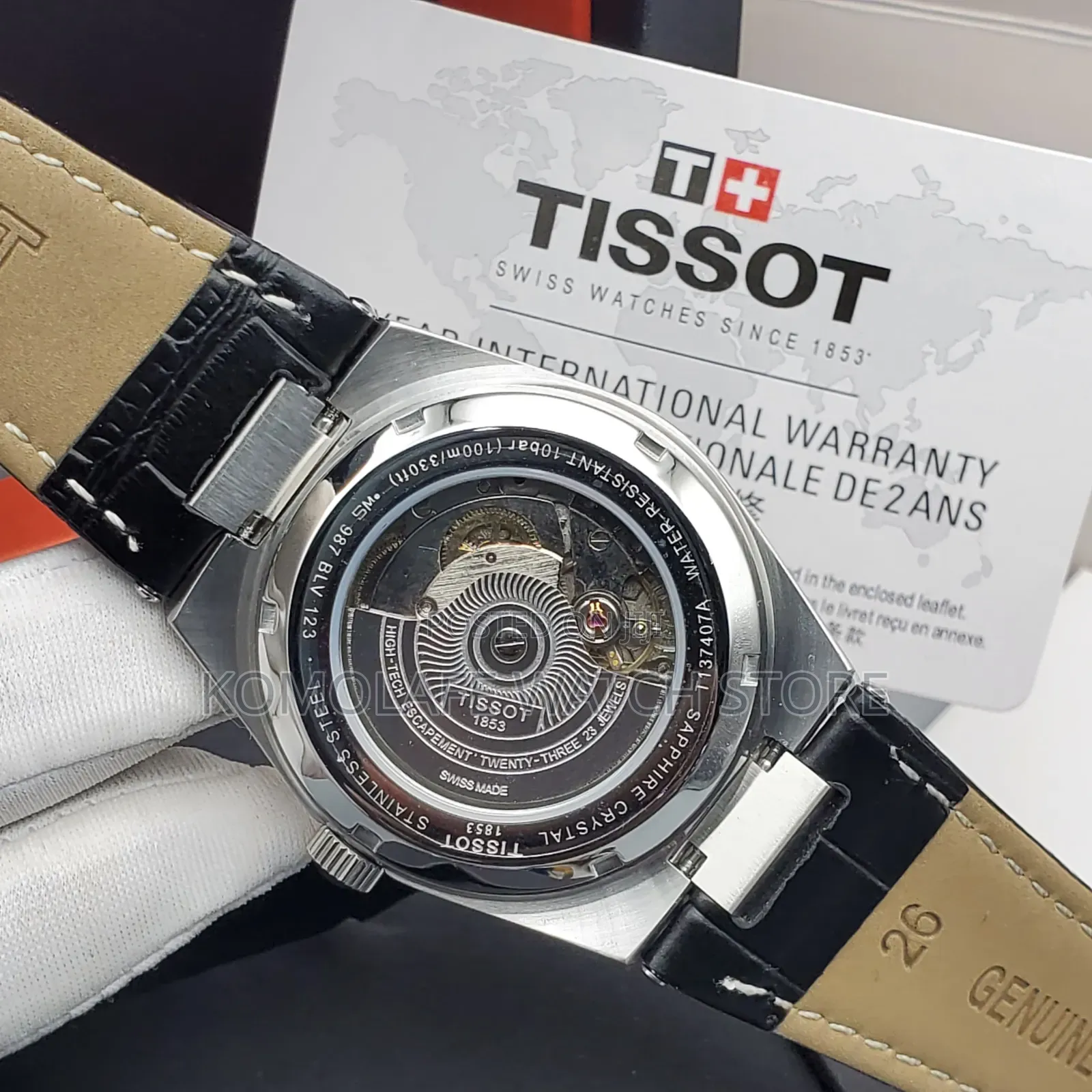 Tissot Leather Automatic Mechanical Movement