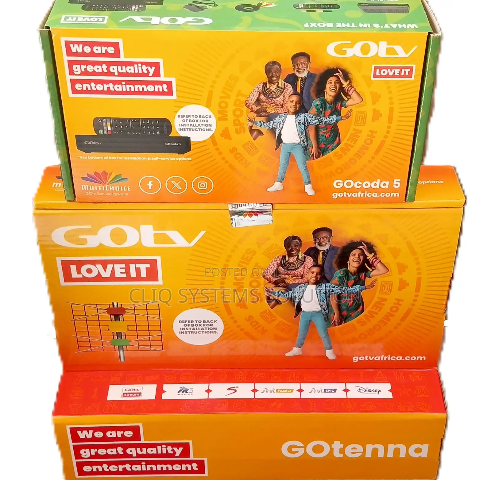Complete Gotv Set