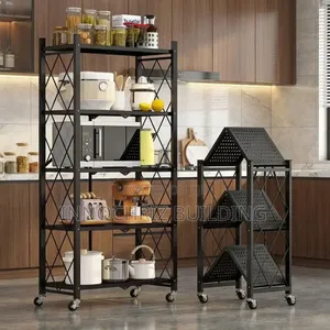 4 Tier Foldable Shelves