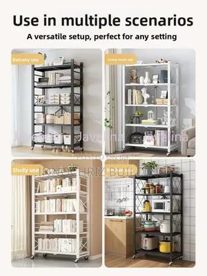 4 Tier Foldable Shelves