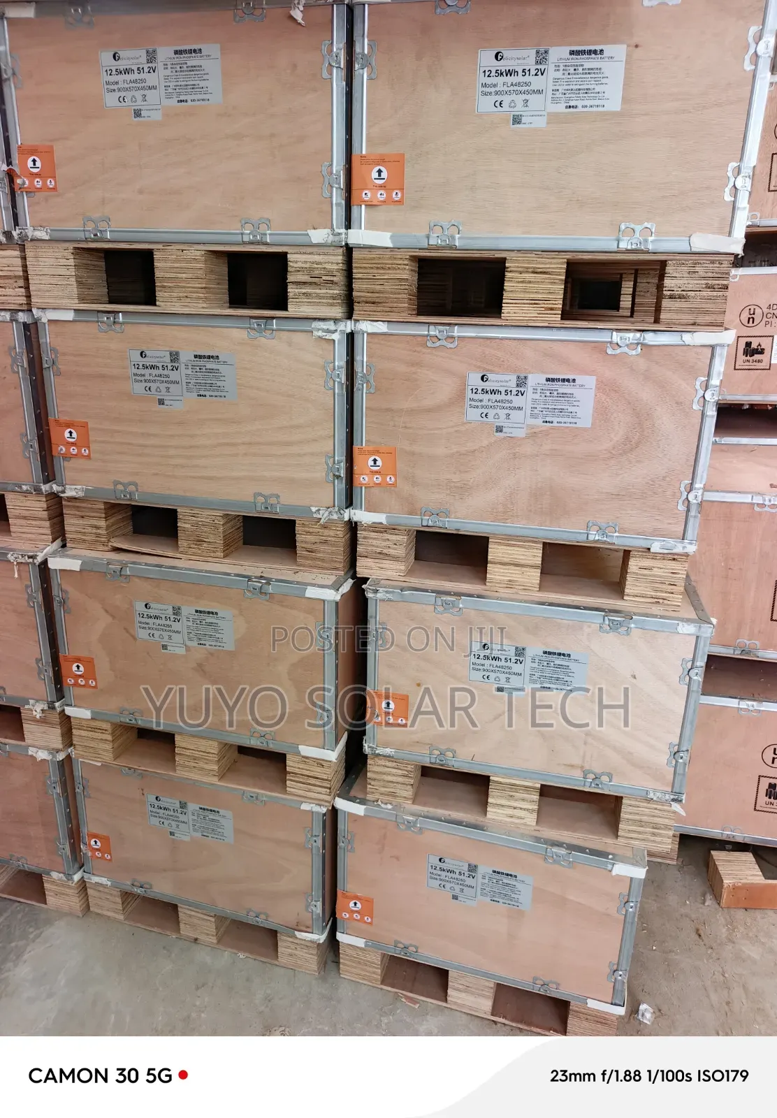 12.5kva/51.2 Ferlicity Lithium Battery