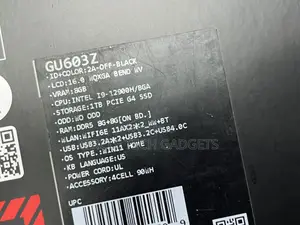 Laptop Asus ROG Zephyrus M16 GU603HR 16GB Intel Core i9 SSD 1T