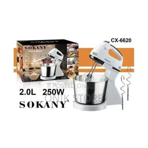 Sokany 2-in-1 Electric Stand Mixer – 2.0l Stainless Steel Bowl