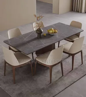 Marble Top Dining Set 6-Seater