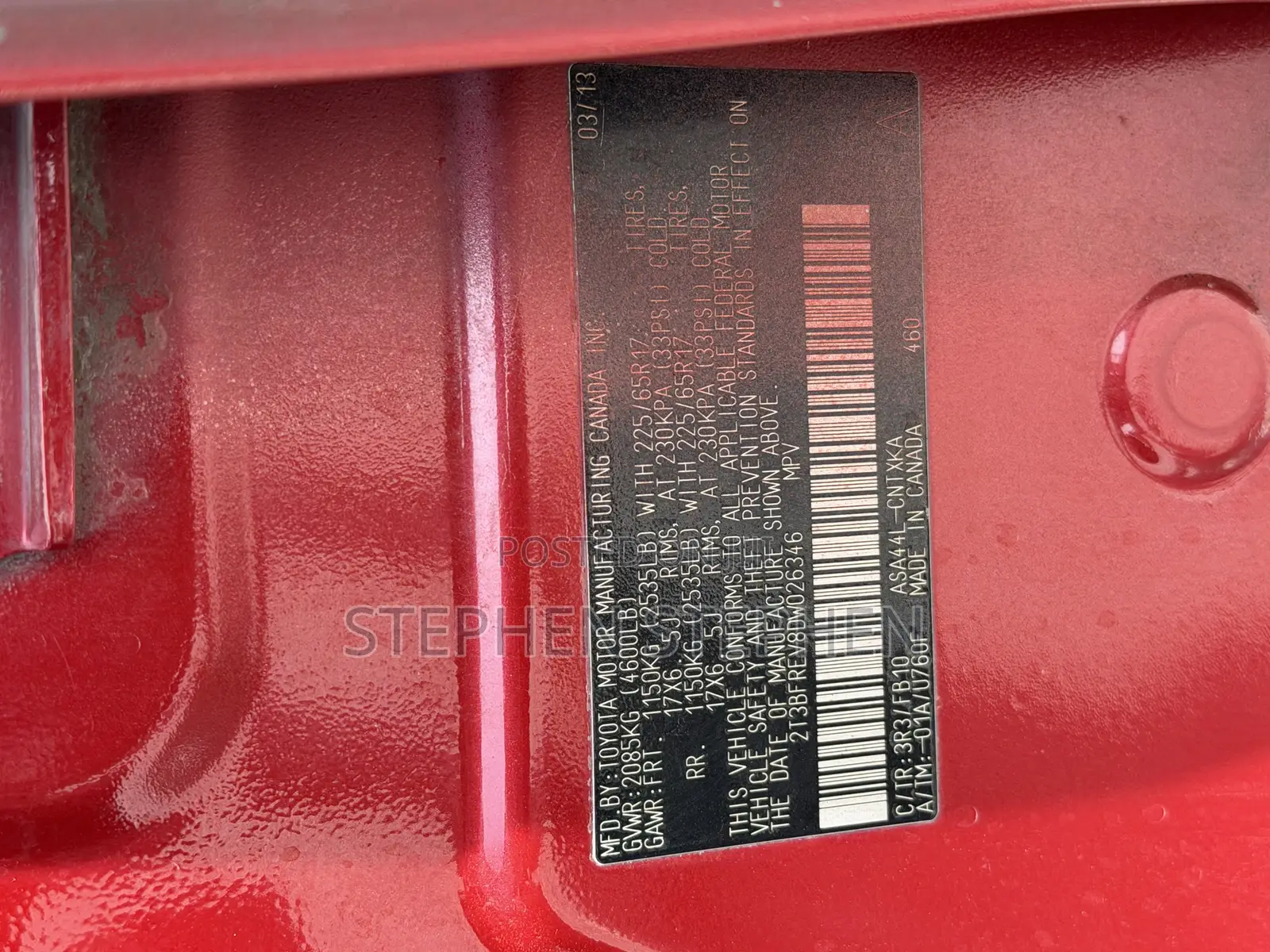 Toyota RAV4 2014 Red