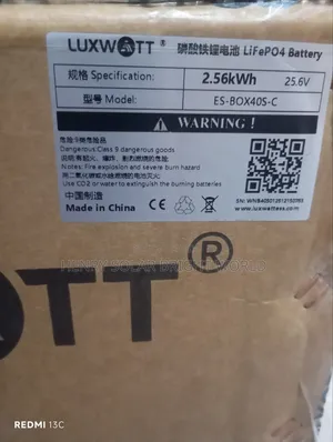 Luxwatt 2.5kwh 24v Lithium Battery