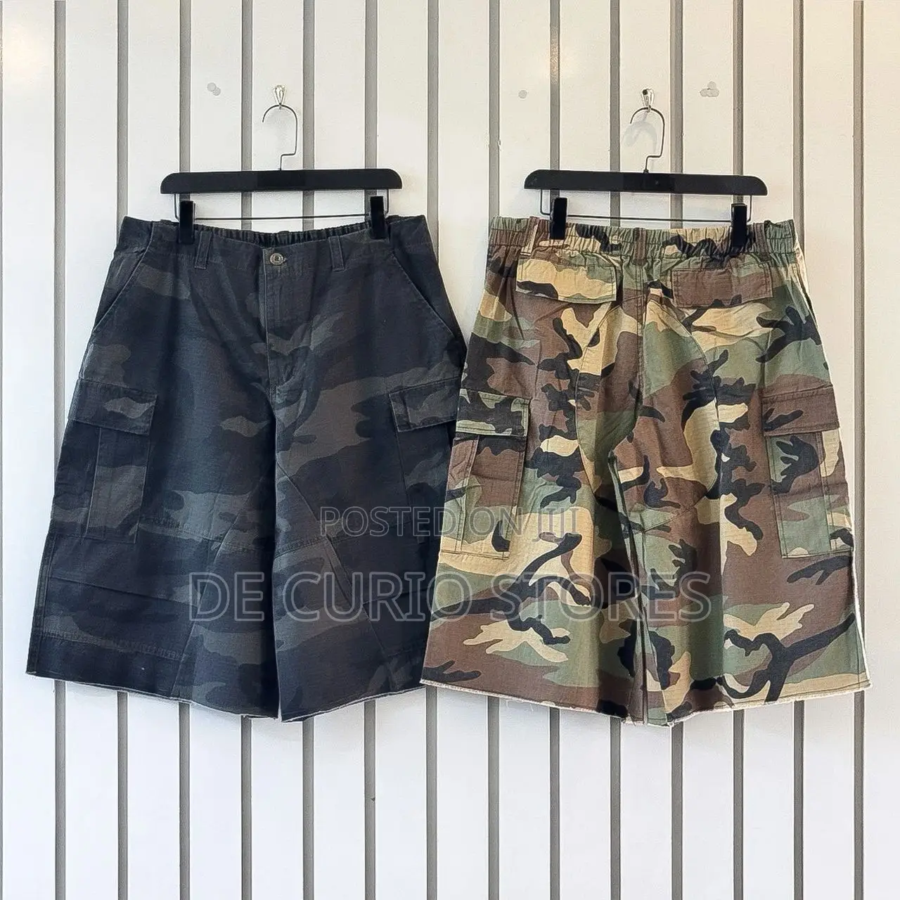Camouflage Cargo Jorts