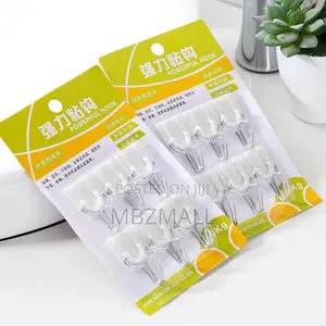 Powerful 6pc Waterproof Self Adhesive Hook