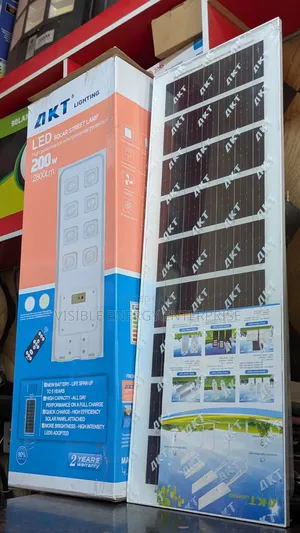 Akt Lighting 200w Led Solar Street Lamp