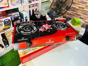 Rashnik 2 Burner Glass Gas Cooker