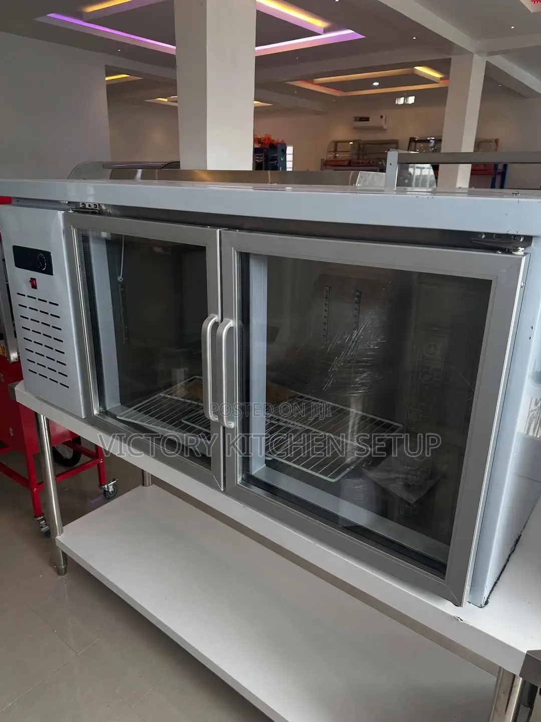 Counter 2 Doors Display Chiller (Deluxe Table)