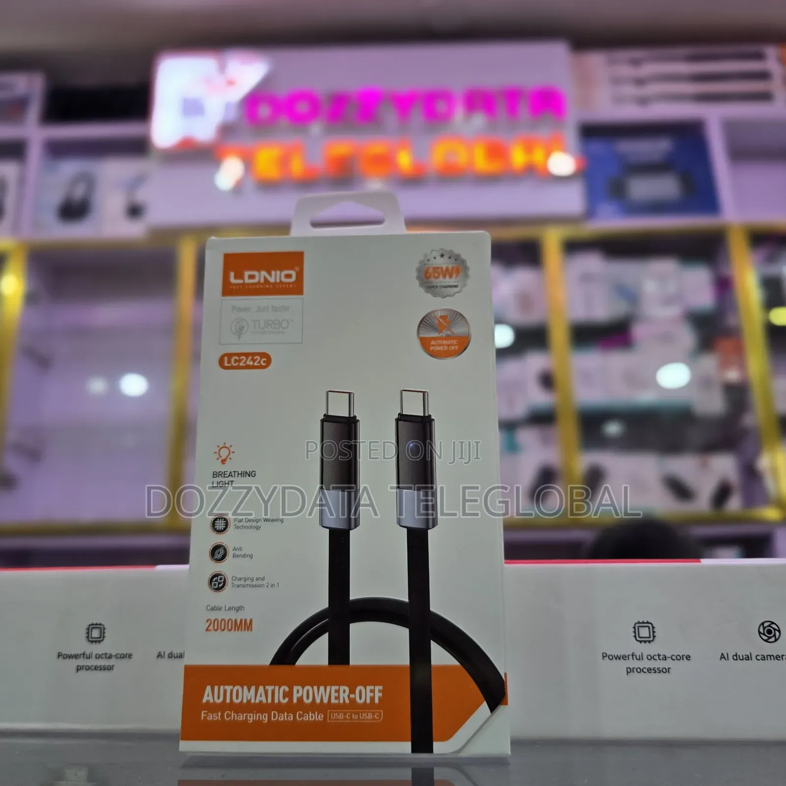 Ldnio Lc262c Automatic Power-off Fast Charging Data Cable 2 Meter