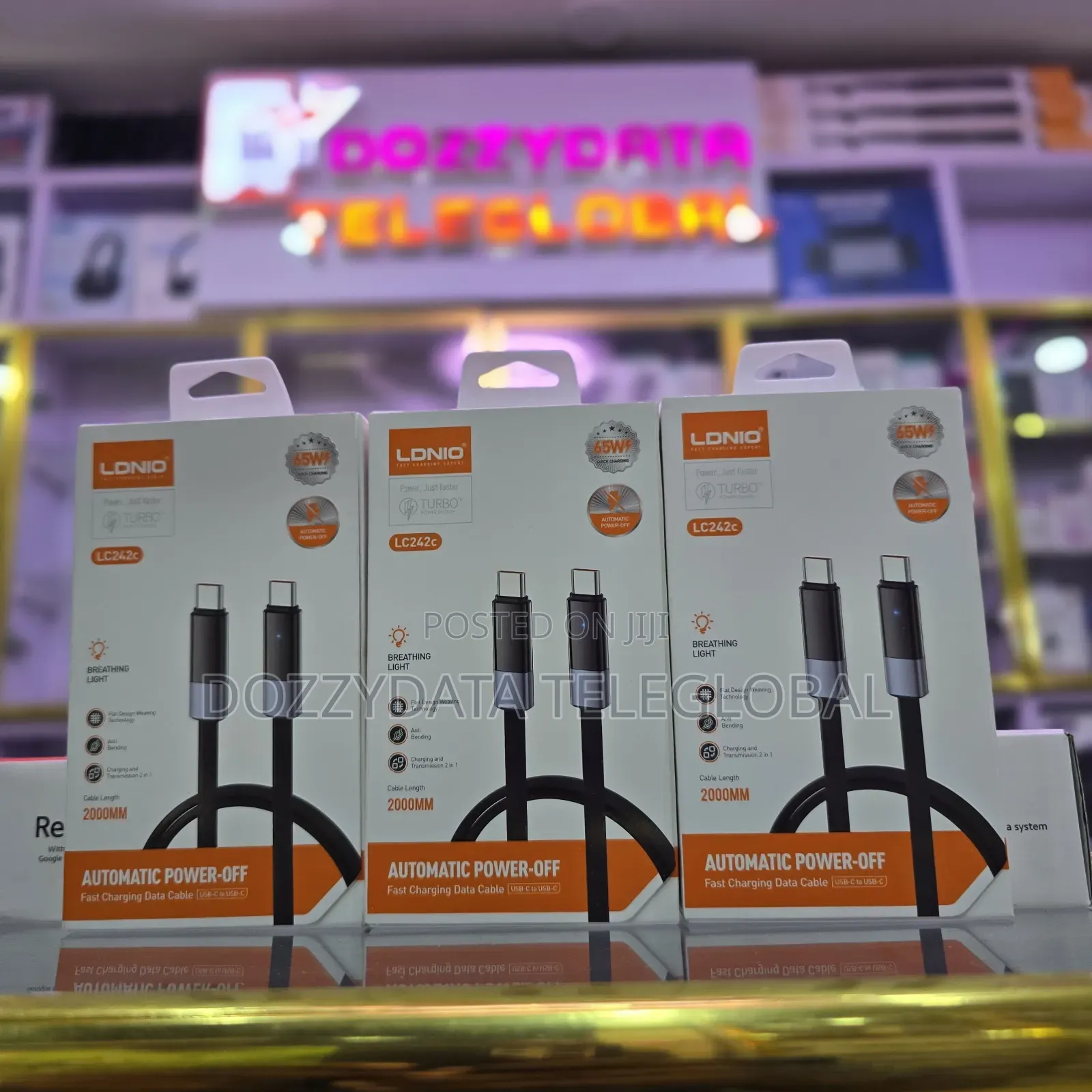 Ldnio Lc262c Automatic Power-off Fast Charging Data Cable 2 Meter