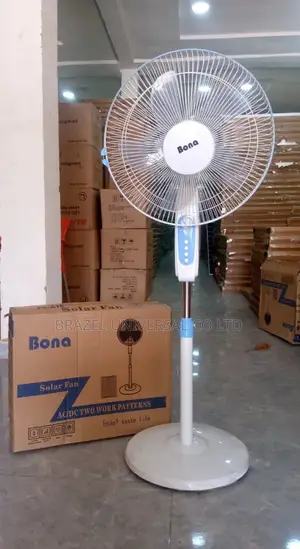 The Ac/Dc Solar Fan*Not a Rechargeable Fan