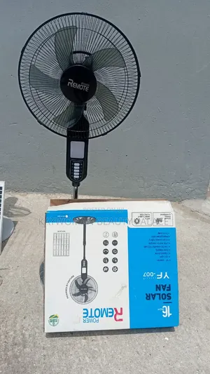 Solar And Rechargeable Standing Fan