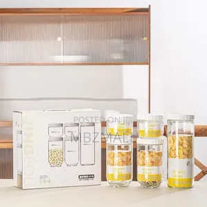 Set of 5 Brand Glass Jars – Full Size Set