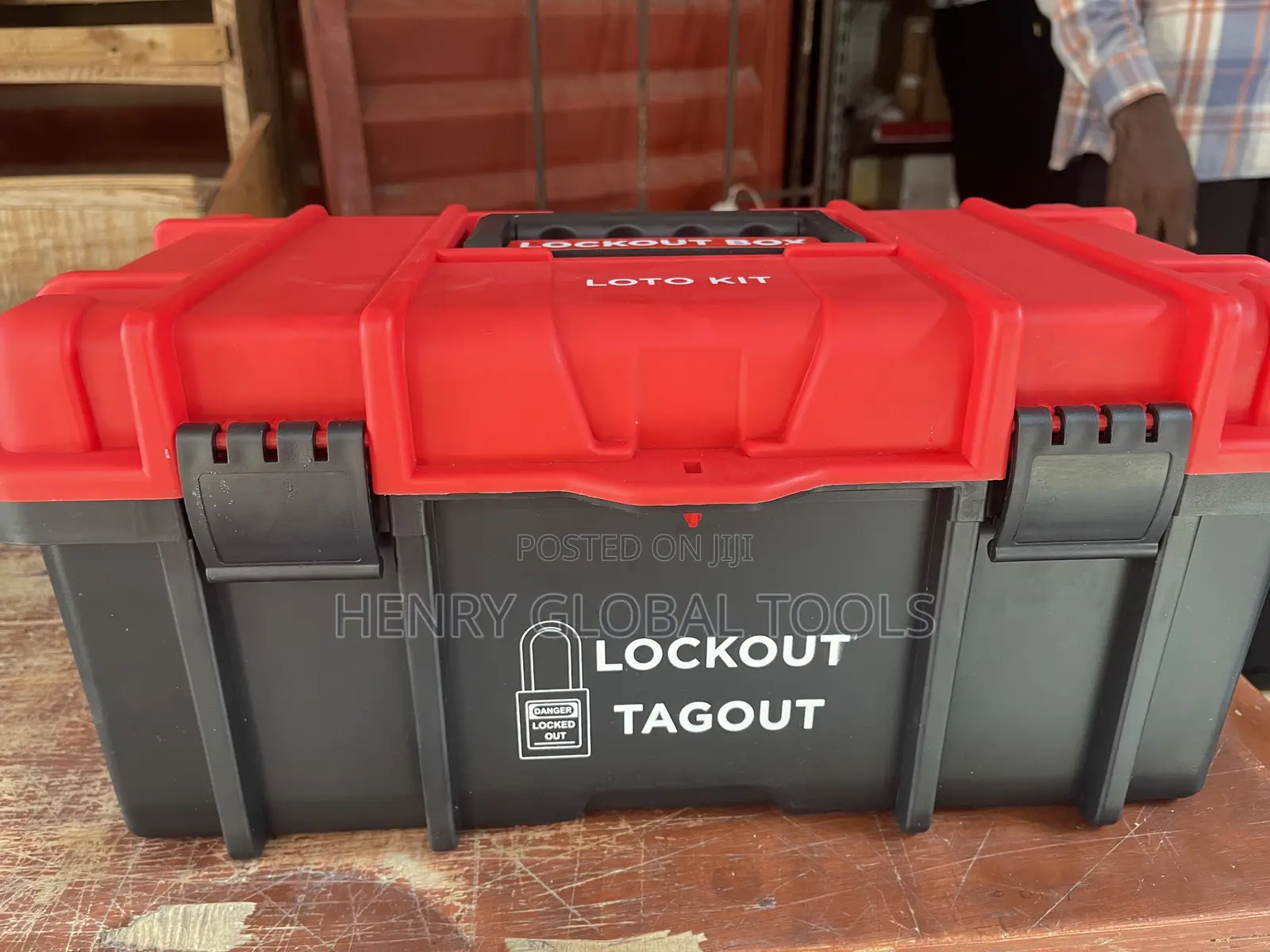 Lotto Lockout Tools Box Empty Plastic Box