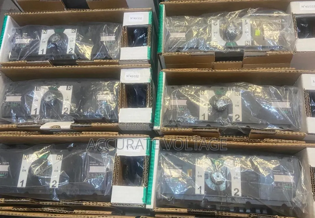 250a 4p Schneider Isolator Switch/Changeover