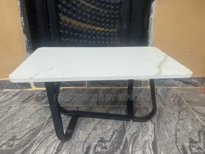Minimal Faux Marble Center Table