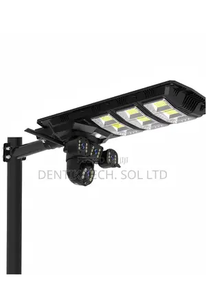 Dual Lens Outdoor 450w Ai 4g Security Solar Street Light CCTV Camera