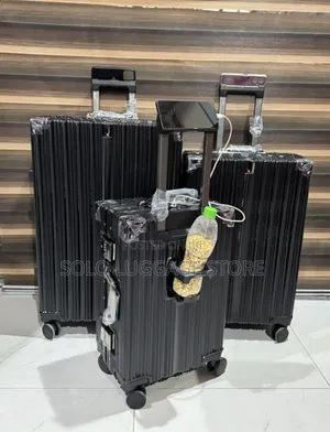 By Three Usb Aluminum Luggage