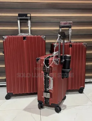 By Three Usb Aluminum Luggage