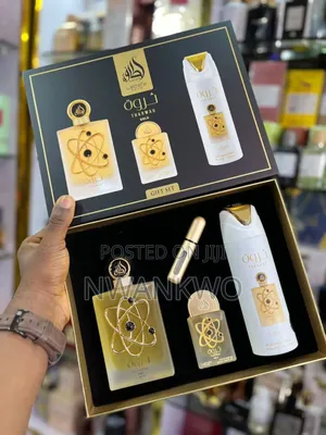 Lattafa Pride Tharwah Gold Edp 100ml 3 Piece Gift Set