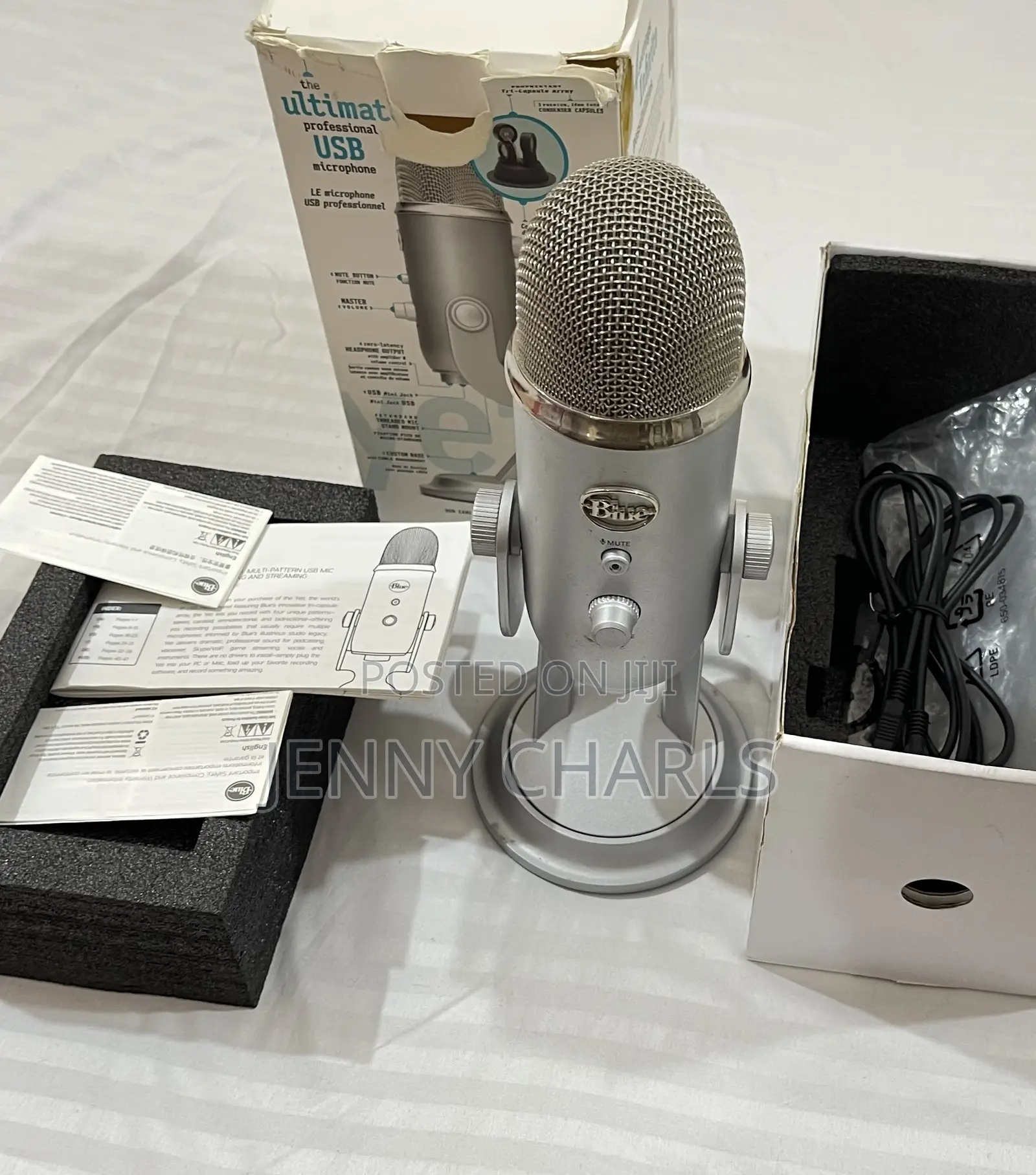 Blue Yeti Usb Microphone - Silver