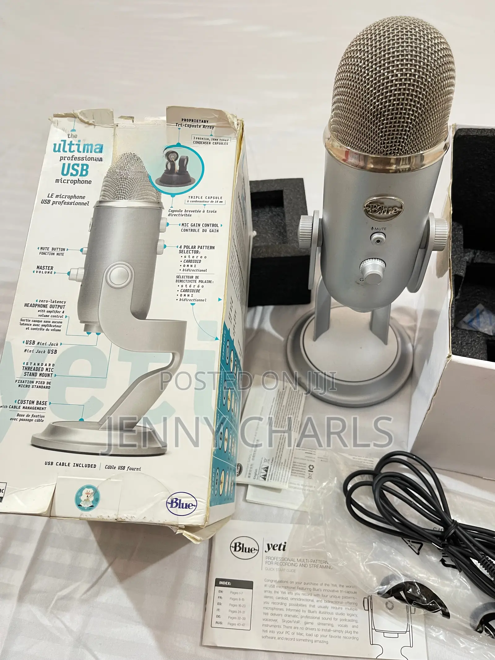 Blue Yeti Usb Microphone - Silver