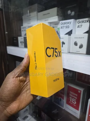 New Realme C75x 128 GB Black