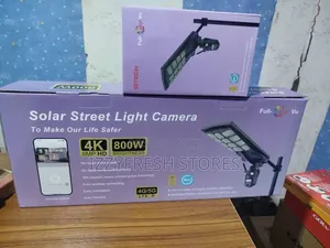 Ubox 800w Solar Light and Dual Lens Camera 8mp 40x Zoom