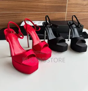 Bold Platform Ankle Strap Heels