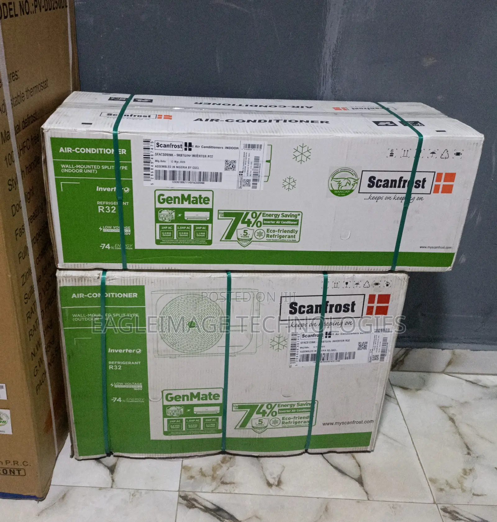 Scanfrost 1hp Wall Mounted Ac - Gen-Mate Inverter Tech
