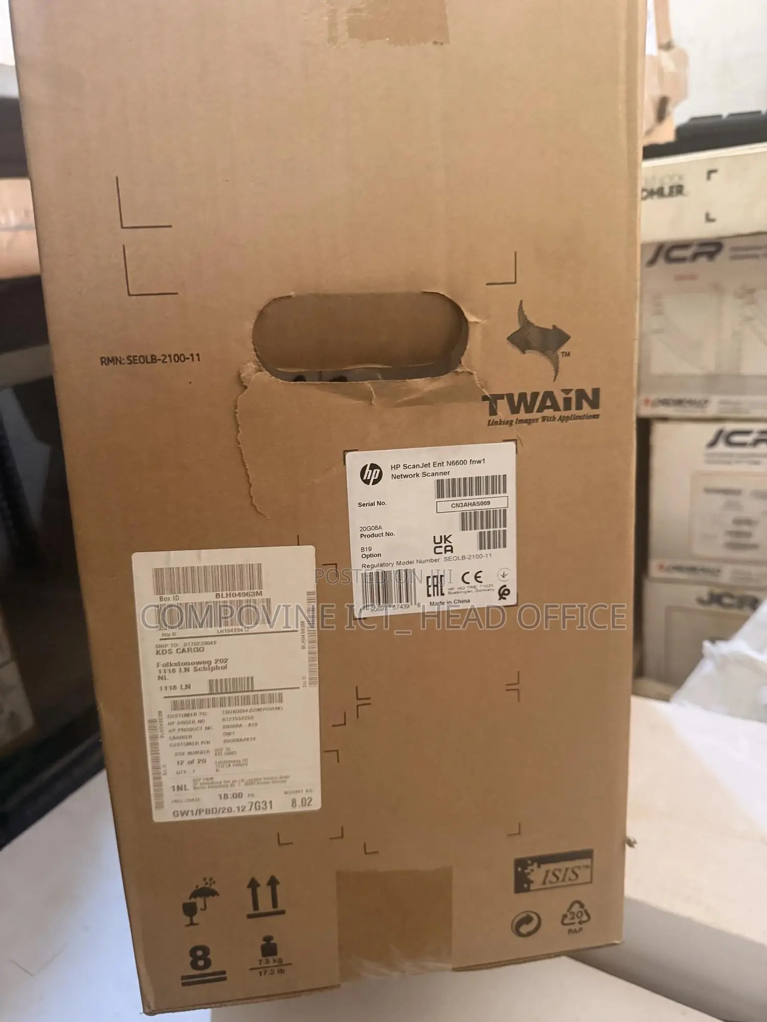 Hp Scanjet Enterprise Flow N6600