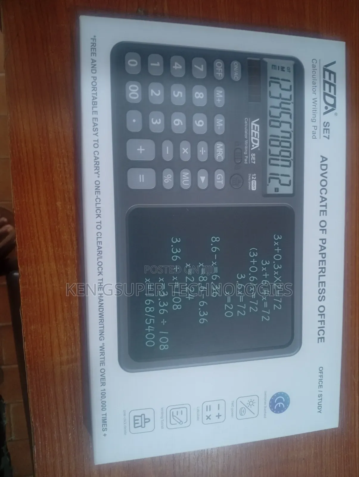 Calculator Writing Pad