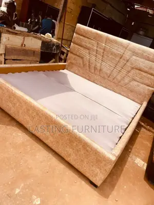 4.5 by 6 Padded Bedframe
